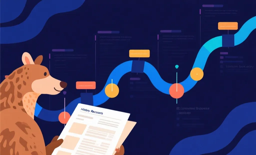 注册资料时间轴与归档界面